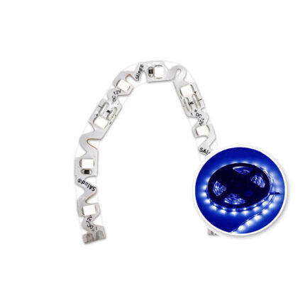 B-SWS Zigzag 72 LED Strip 12V Blue IP64 (7.2W/M, 5Metre/Roll) G3